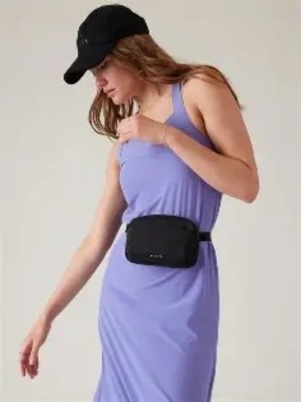 Athleta All About Crossbody Belt Bag in Black